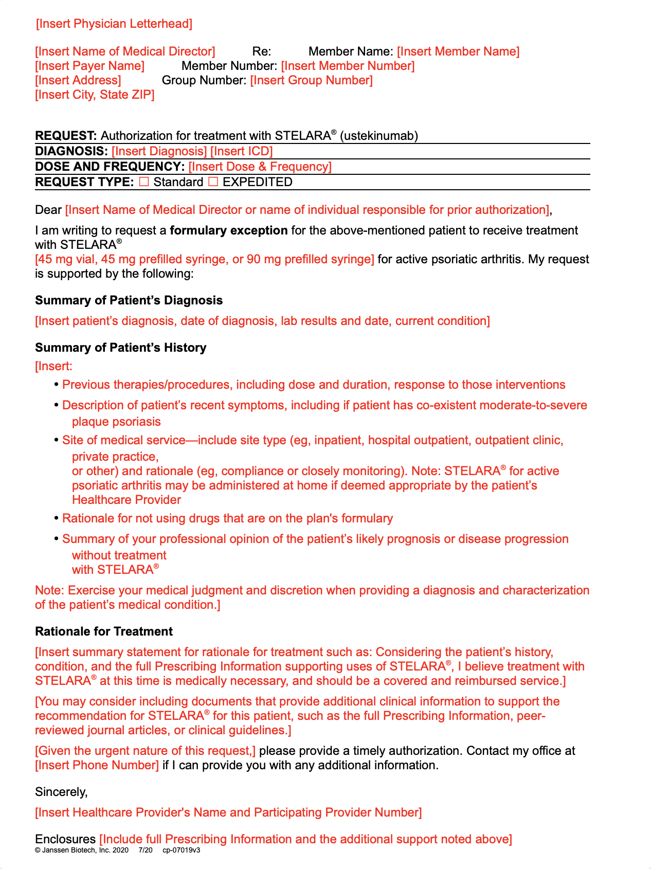 Stelara Enrollment Form 2023 Printable Forms Free Online